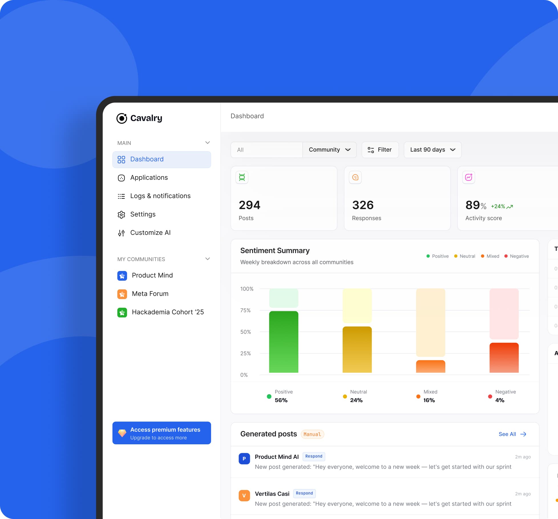 Cavalry (AI Community manager)